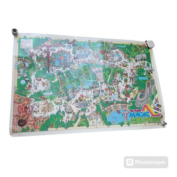 Vintage Disney Magic Kingdom Viper Poster 80s 90s - Picture 5 of 10